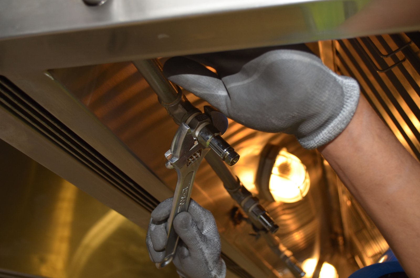 Appliance or fixture repair detail