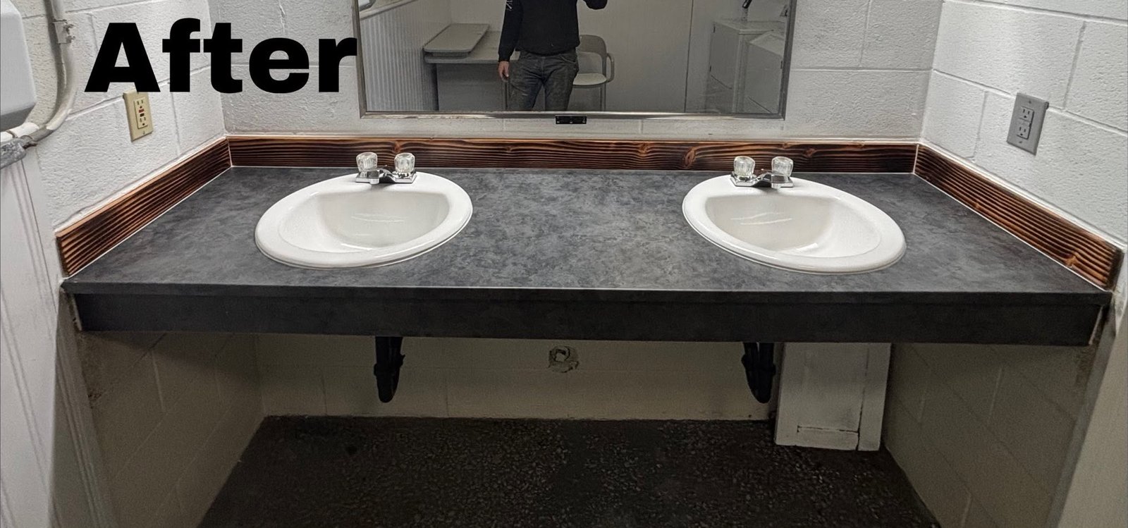 After: bathroom vanity
